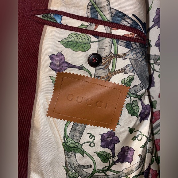 NEW $4600 GUCCI Slim Fit 100% Cashmere Sports Coat Blazer Jacket IT 52 / US 42 R - Picture 9 of 14